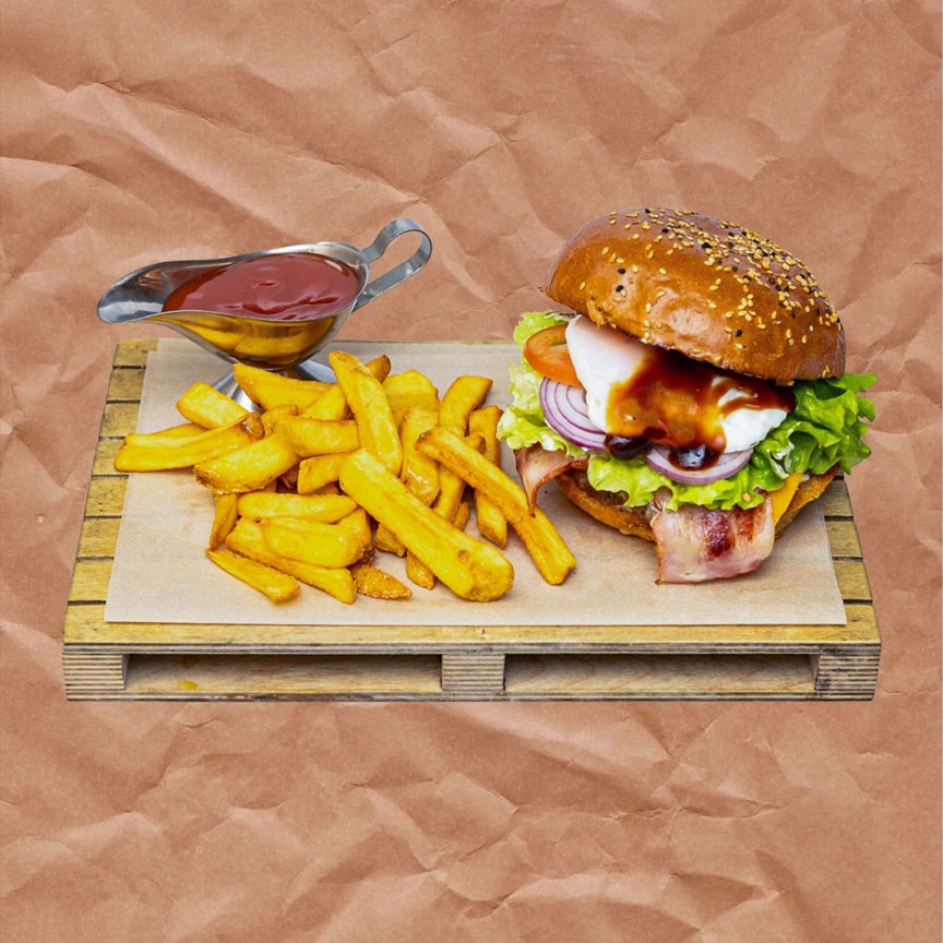 Hovädzí špeciál Menu burger